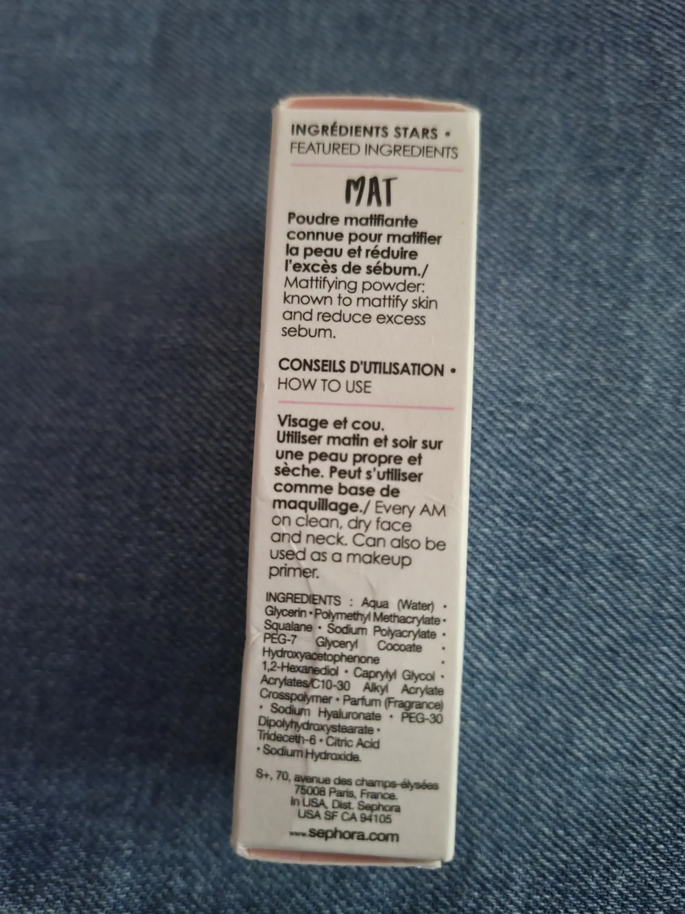 Sephora MAT Super Matte Moisturizer